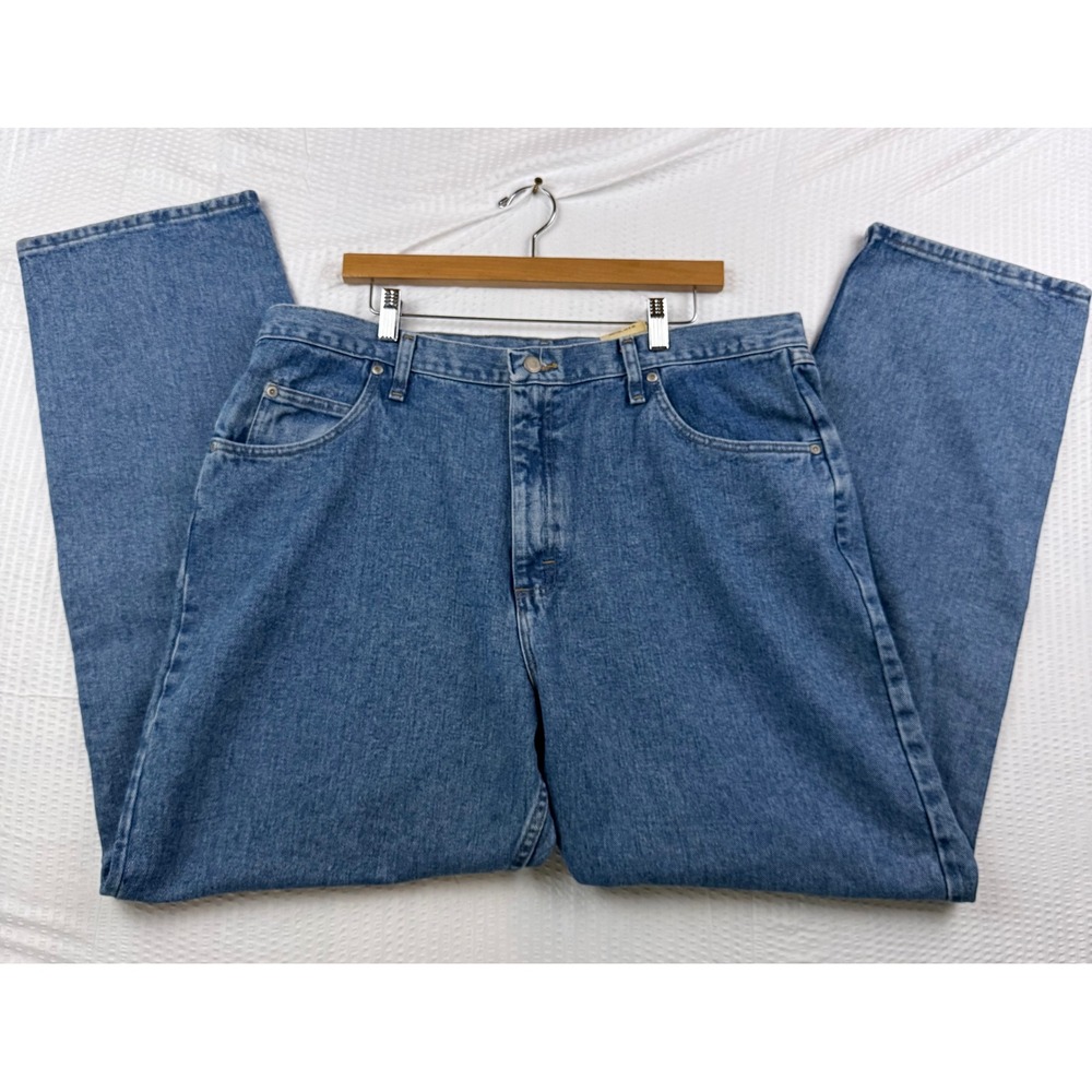 Wrangler Five Star Premium Denim Relaxed Fit Jeans Blue 40x32 976T1SB
